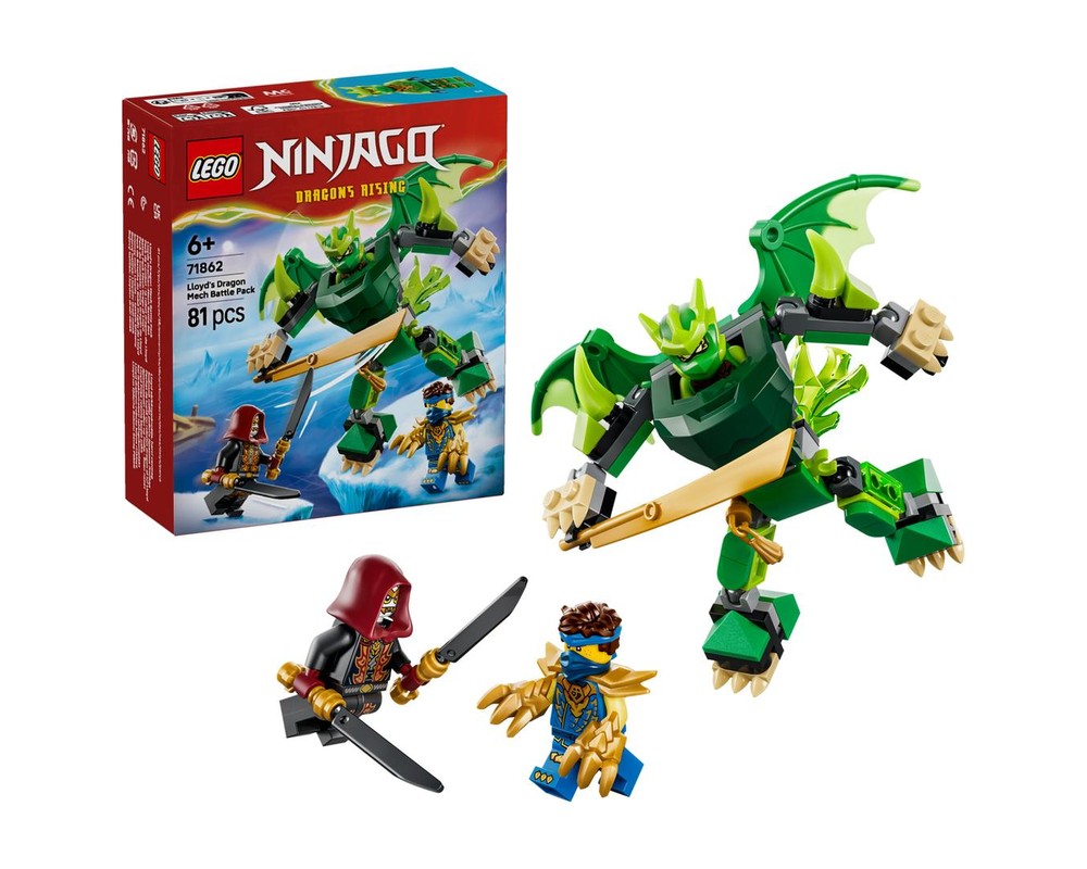 Lloyd's Dragon Mech Battle Pack |71862 | Ninjago