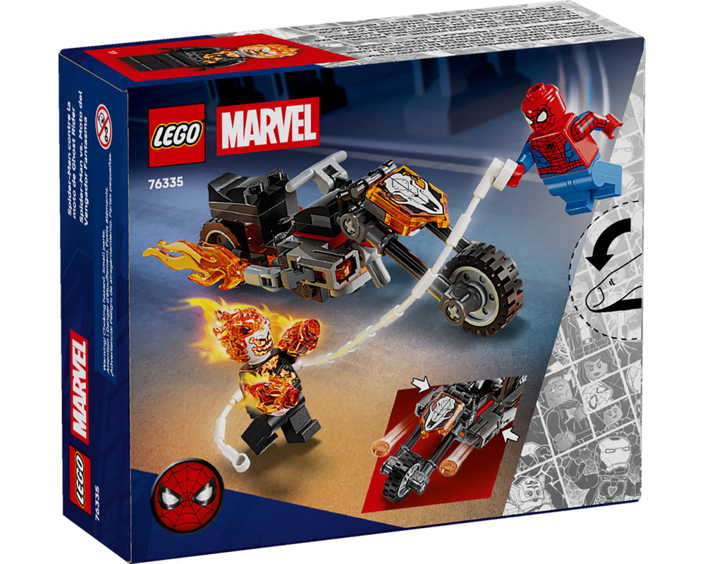 Spider-Man vs. Ghost Rider Motorcycle | 76335 | Spiderman