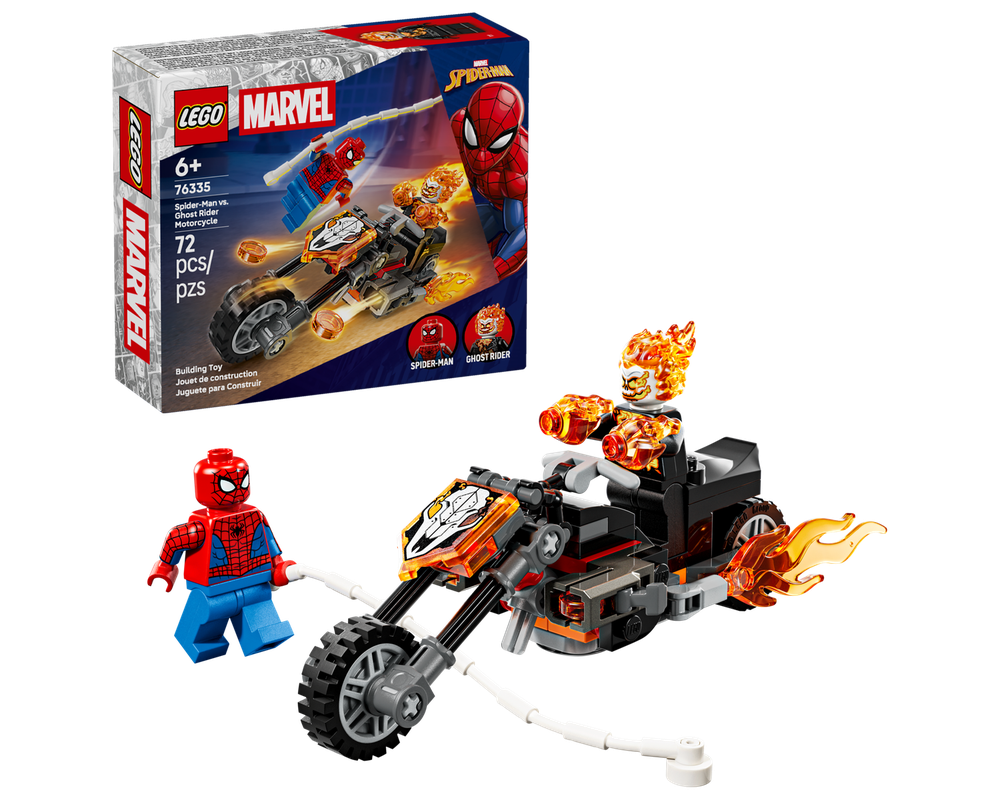 Spider-Man vs. Ghost Rider Motorcycle | 76335 | Spiderman