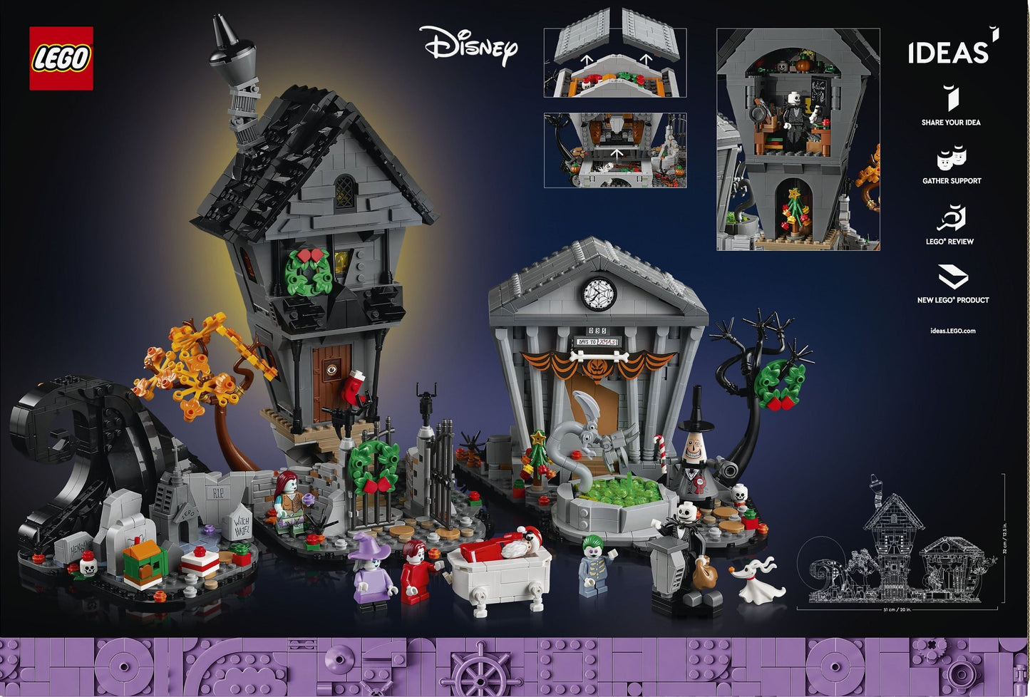 Disney Tim Burton's The Nightmare Before Christmas | 21351 | Ideas