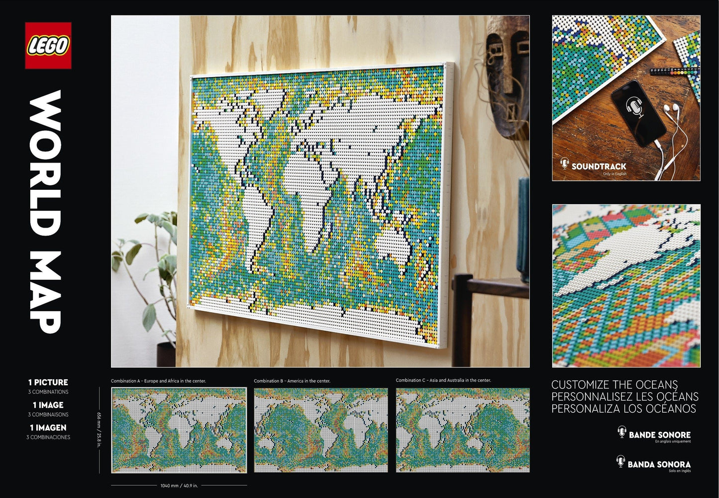 LEGO Art World Map 31203 Building Kit