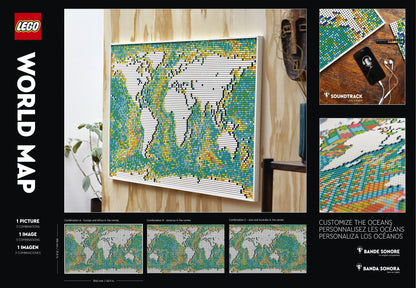 LEGO Art World Map 31203 Building Kit