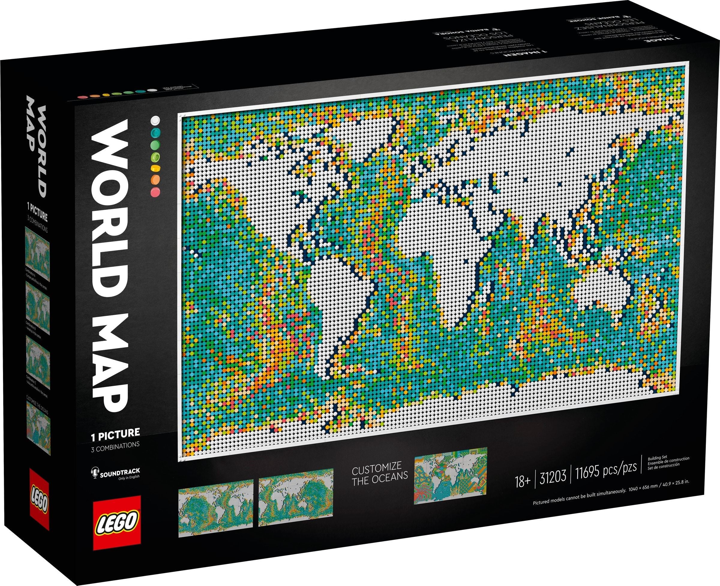 LEGO Art World Map 31203 Building Kit